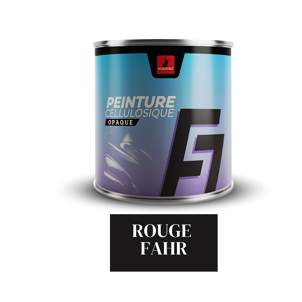 PEINTURE CELLULOSIQUE F7 EXPRESS 1Kg ROUGE FAHR