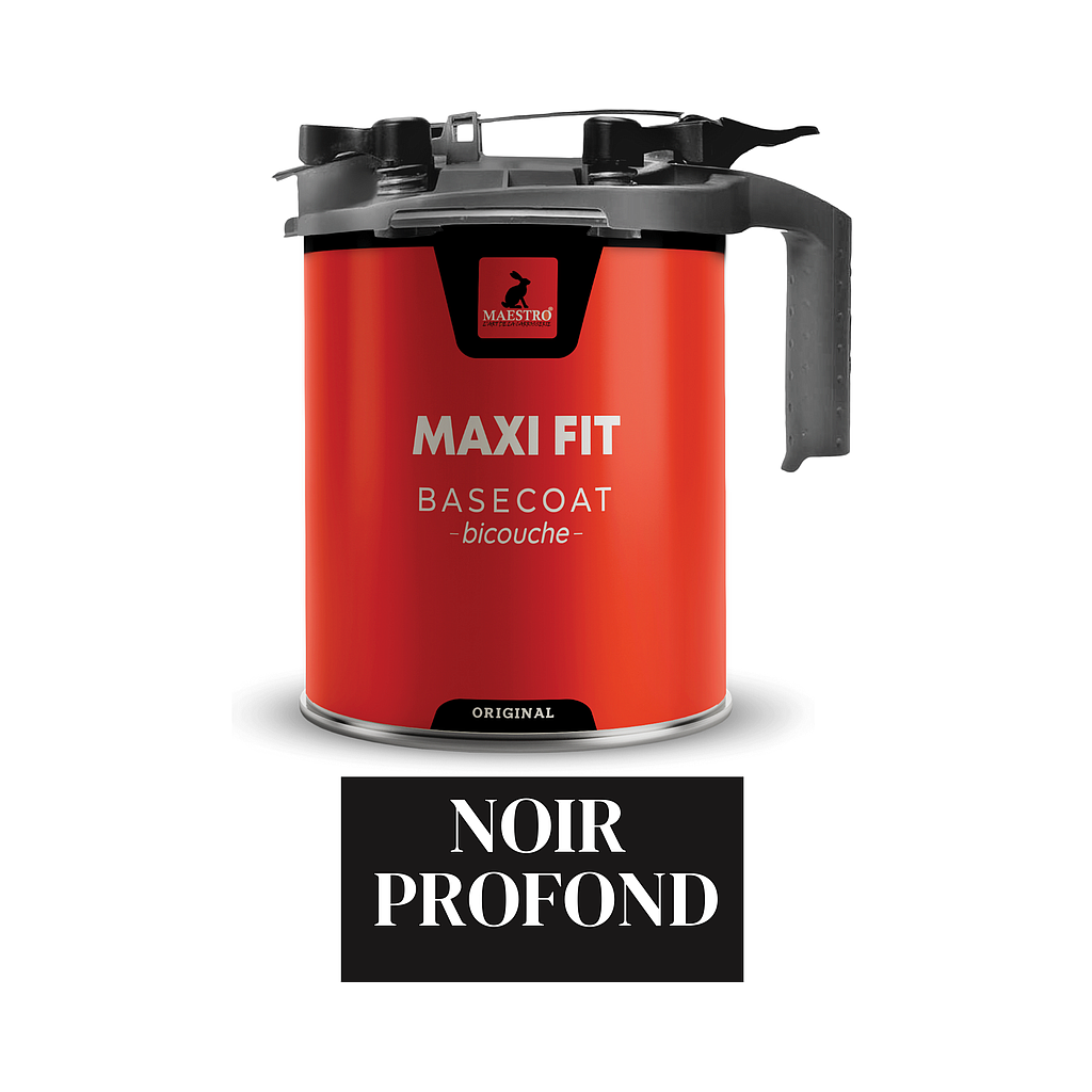 PEINTURE BICOUCHE 1K MAXIFIT 3LT NOIR PROFOND