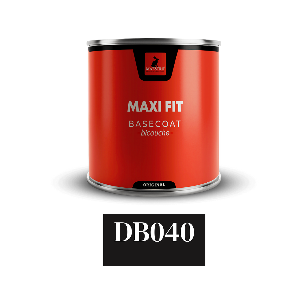 PEINTURE BICOUCHE 1K MAXIFIT 1LT NOIR DB040 MERCEDES