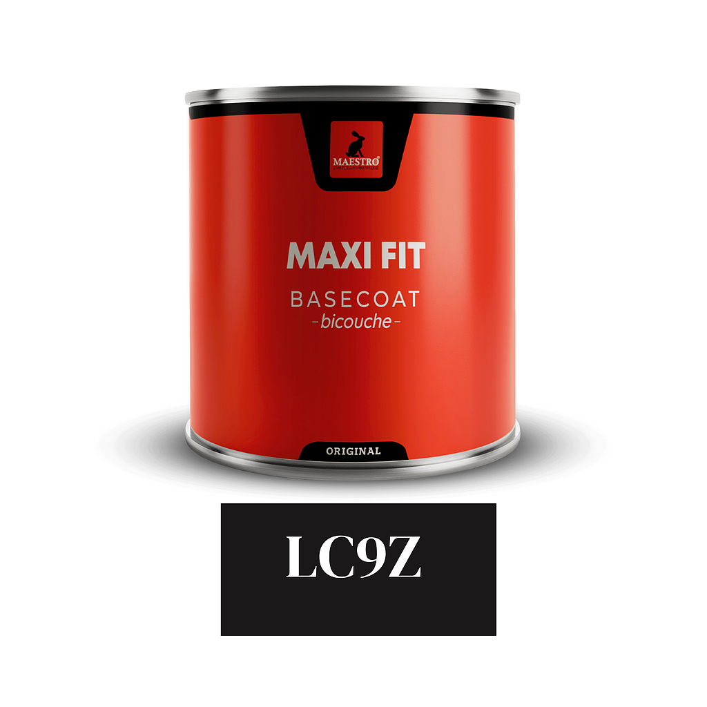 PEINTURE BICOUCHE 1K MAXIFIT 1LT NOIR LC9Z