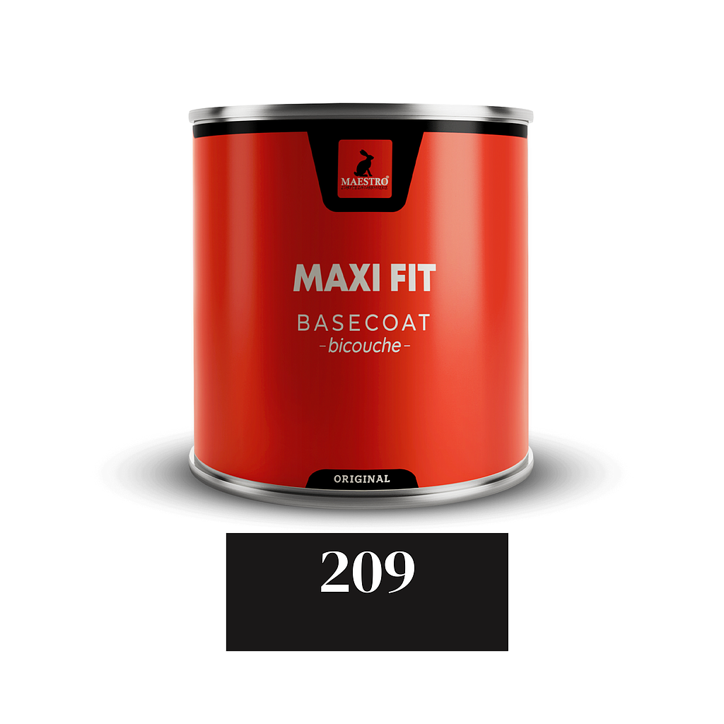 PEINTURE BICOUCHE 1K MAXIFIT 1LT NOIR 209 TOYOTA