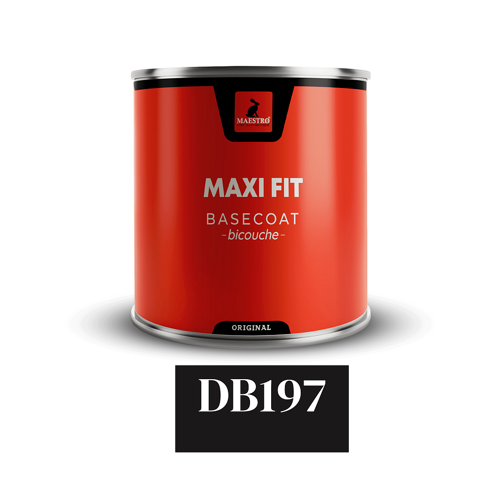 PEINTURE BICOUCHE 1K MAXIFIT 1LT NOIR DB197 MERCEDES