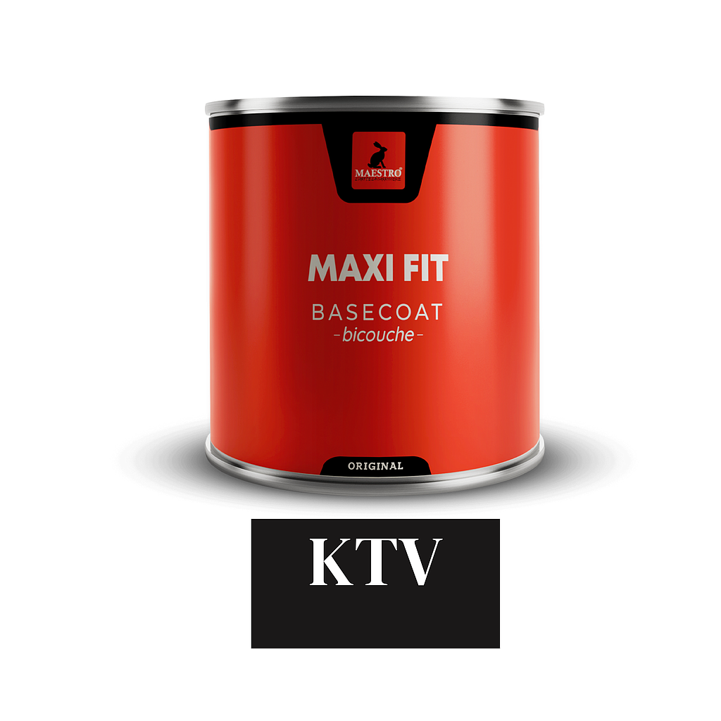 PEINTURE BICOUCHE 1K MAXIFIT 1LT NOIR KTV PEUGEOT