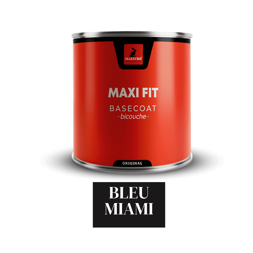 PEINTURE BICOUCHE 1K MAXIFIT 1LT BLEU MIAMI