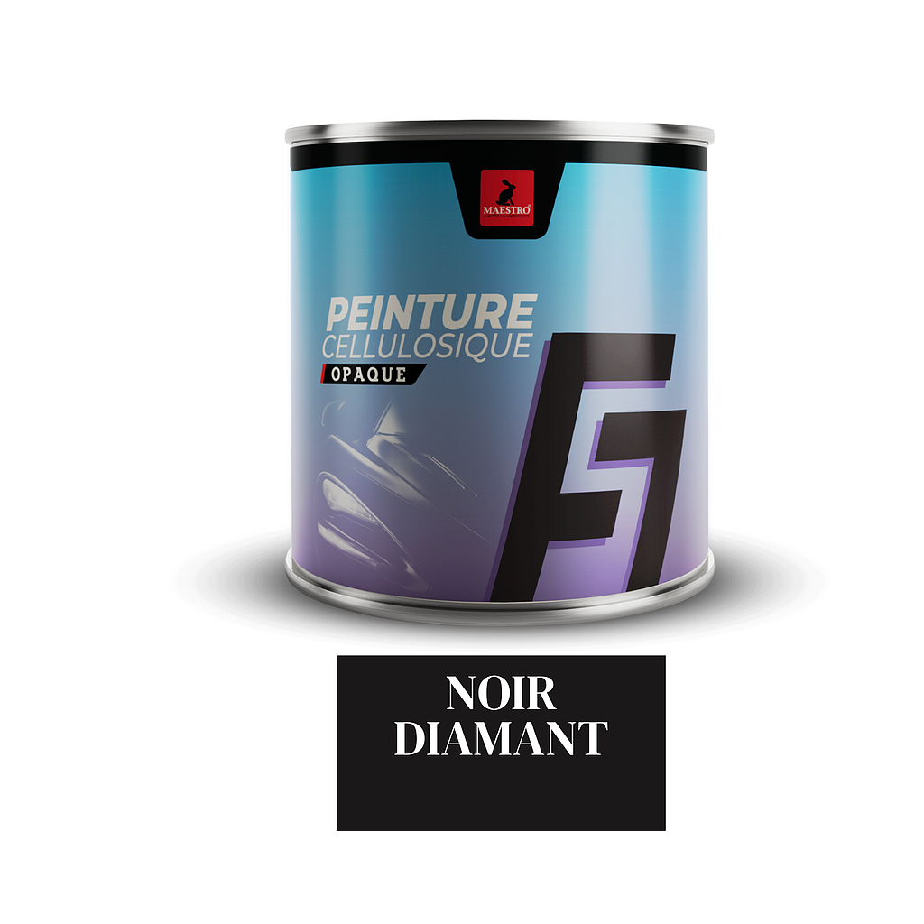 PEINTURE CELLULOSIQUE F7 EXPRESS 1LT NOIR DIAMANT 