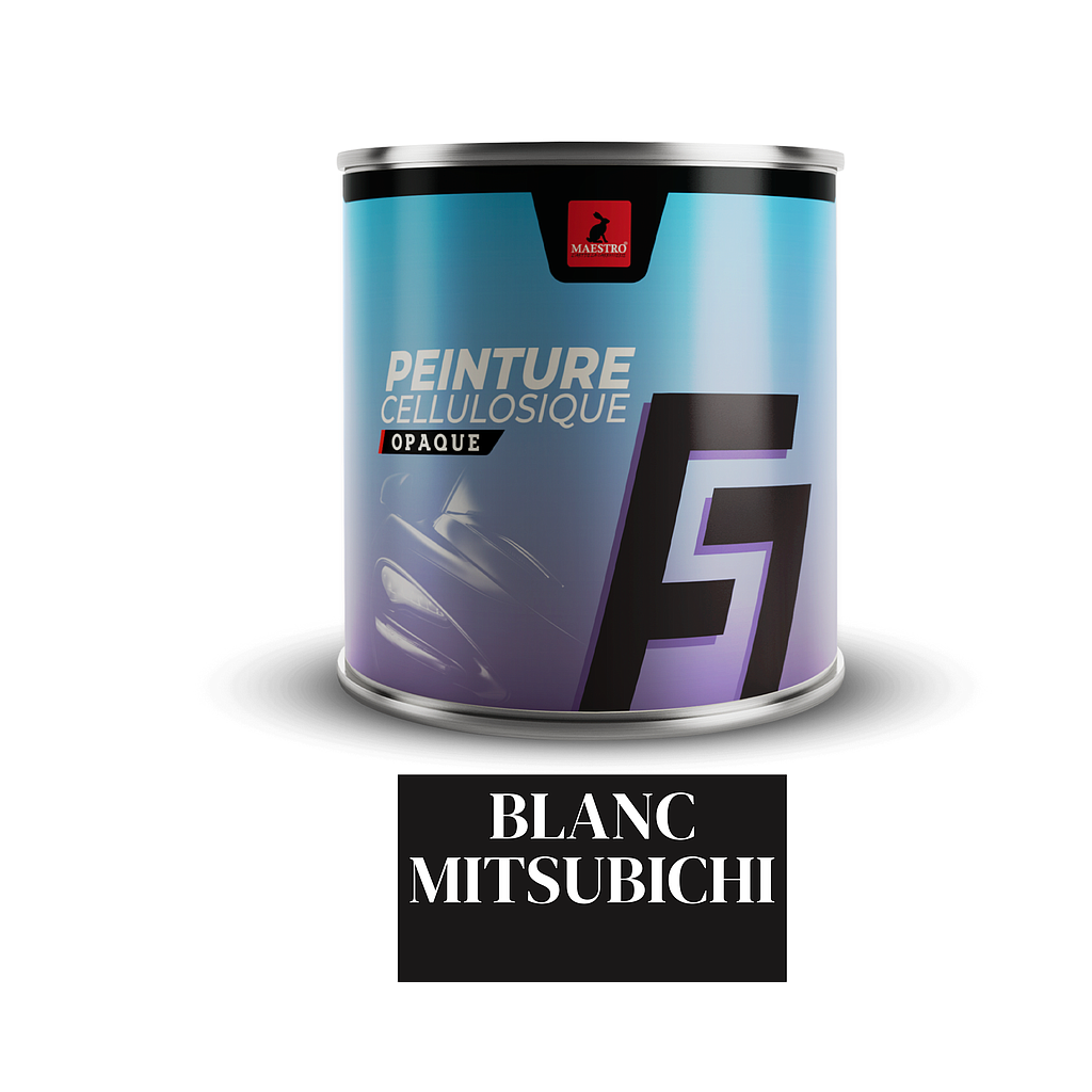 PEINTURE CELLULOSIQUE F7 EXPRESS 1Kg BLANC MITSUBICHI 