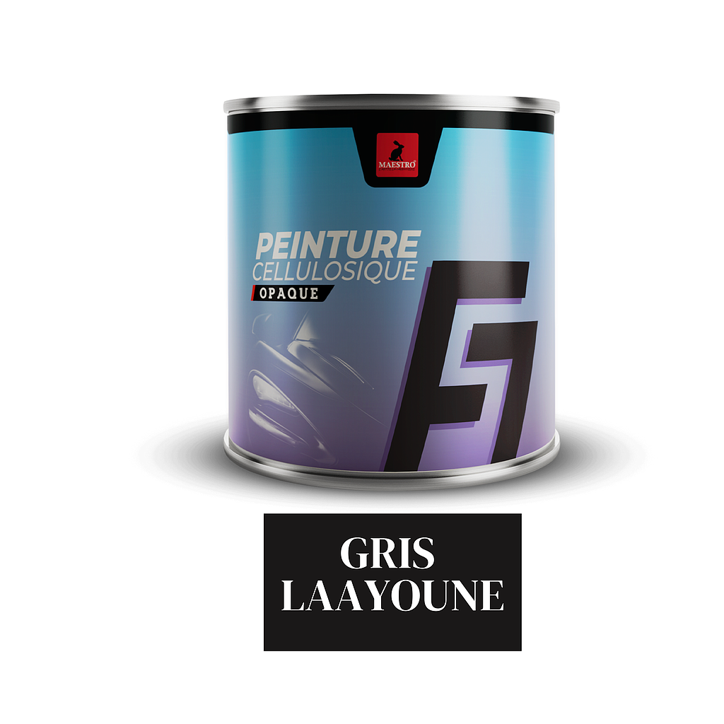 PEINTURE CELLULOSIQUE F7 EXPRESS 1Kg GRIS LAAYOUNE 