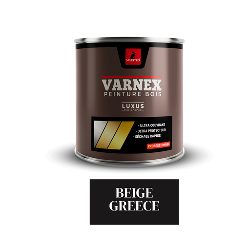 [VN10BEG] PEINTURE CELLULOSIQUE BOIS VARNEX LUXUS 1L BEIGE GREECE