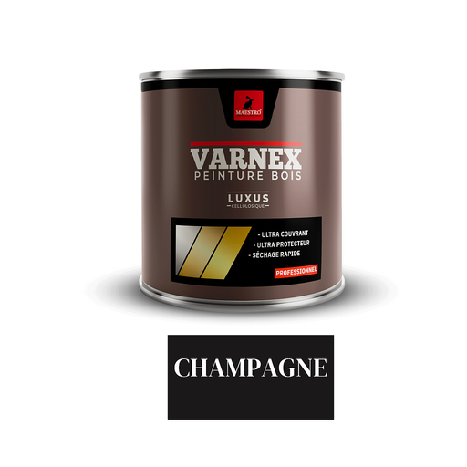 [VN10CH] PEINTURE CELLULOSIQUE BOIS VARNEX LUXUS 1L BEIGE CHAMPAGNE 