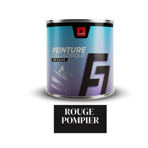 [F710ROP] PEINTURE CELLULOSIQUE F7 EXPRESS 1Kg ROUGE POMPIER 