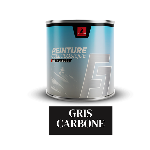 [F710GRC] PEINTURE CELLULOSIQUE F7 METALISE 1LT GRIS CARBONE