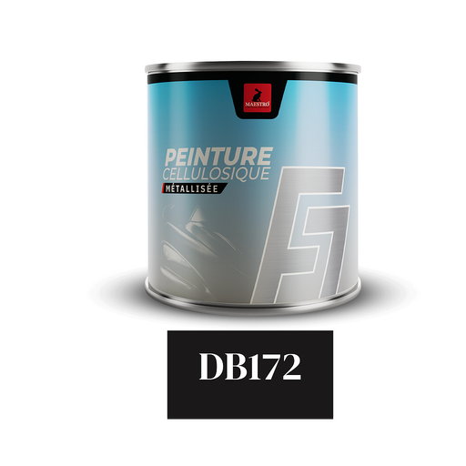 [F710B172] PEINTURE CELLULOSIQUE F7 METALISE 1LT GRIS DB172