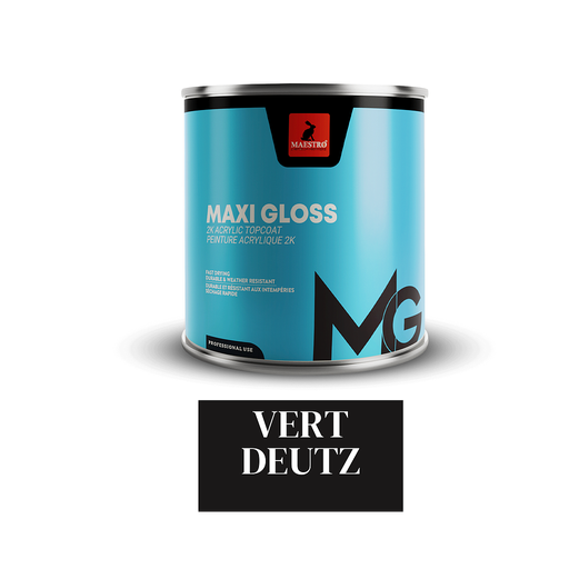 [MG10DEUTZ] PEINTURE ACRYLIQUE 2K MAXIGLOSS 1LT VERT DEUTZ