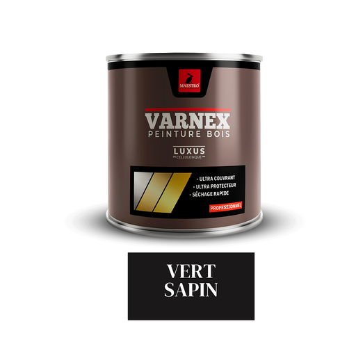 [VN10VES] PEINTURE CELLULOSIQUE BOIS VARNEX LUXUS 1L VERT SAPIN