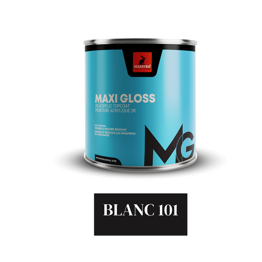 [MG10101] PEINTURE ACRYLIQUE 2K MAXIGLOSS 1LT BLANC 101 