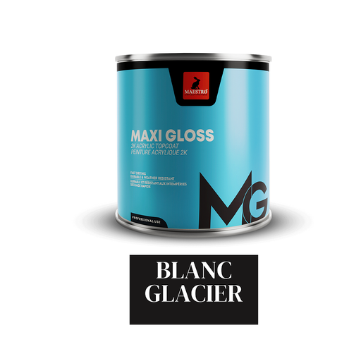 [MG10BLG] PEINTURE ACRYLIQUE 2K MAXIGLOSS 1LT BLANC GLACIER