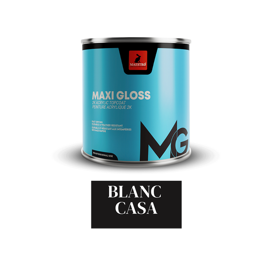 [MG10BLC] PEINTURE ACRYLIQUE 2K MAXIGLOSS 1LT BLANC CASA 