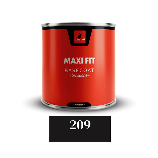 [MT10209] PEINTURE BICOUCHE 1K MAXIFIT 1LT NOIR 209 TOYOTA