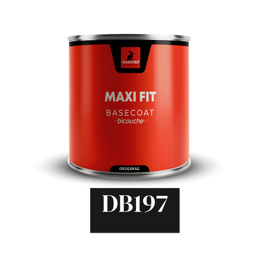 [MT10B197] PEINTURE BICOUCHE 1K MAXIFIT 1LT NOIR DB197 MERCEDES