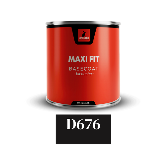 [MT10676] PEINTURE BICOUCHE 1K MAXIFIT 1LT NOIR NACRE 676 DACIA 