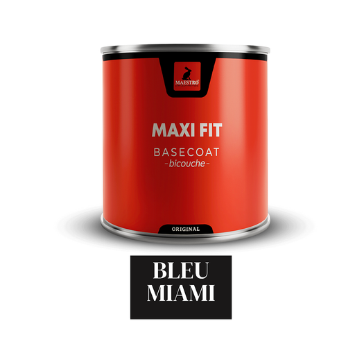 [MT10BUMI] PEINTURE BICOUCHE 1K MAXIFIT 1LT BLEU MIAMI